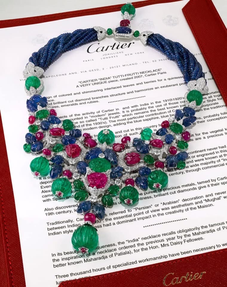 印度花園・Tutti Frutti 彩寶鑽石項鍊