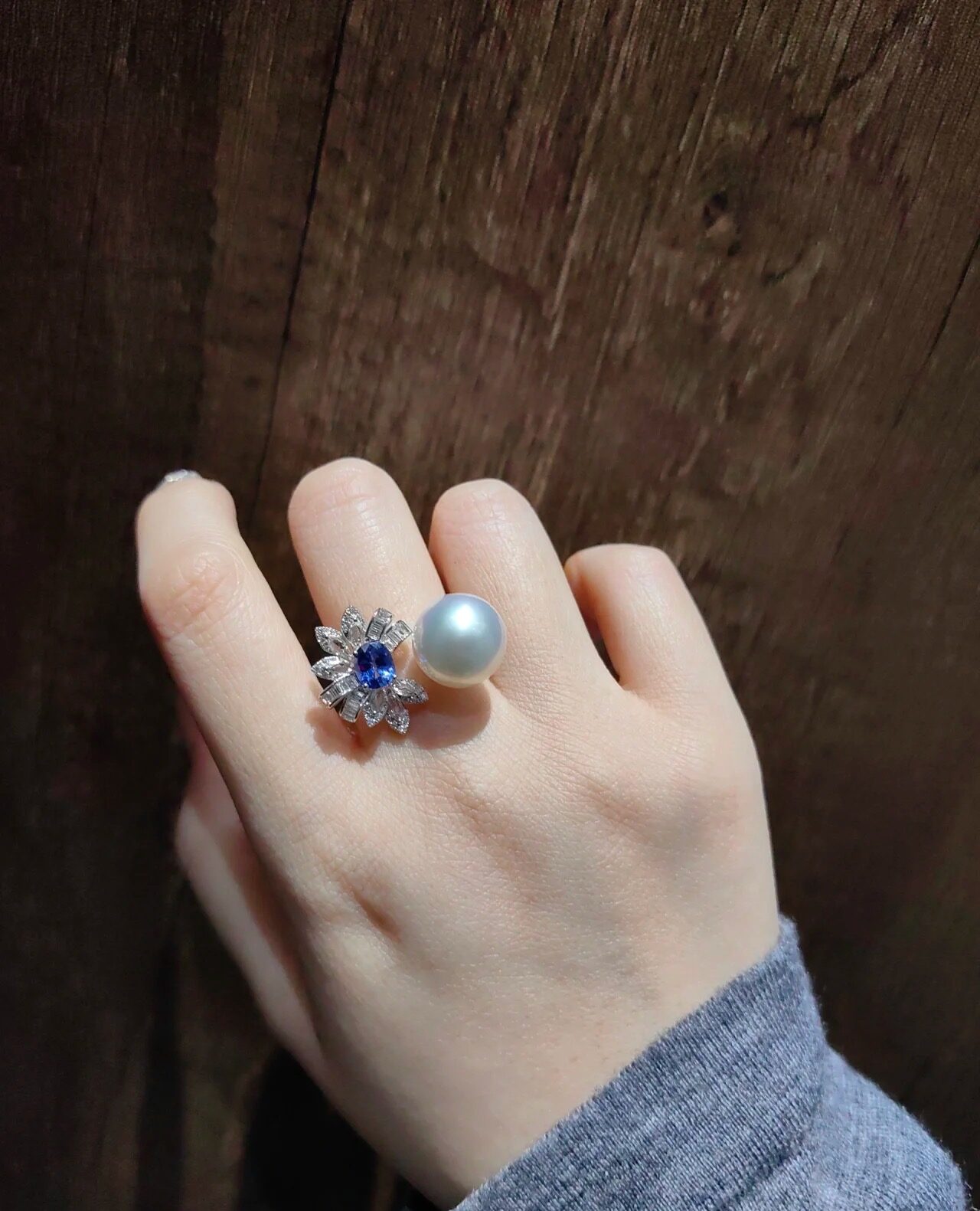 「星潮凝月」Stellar Tide · Moon Pearl Ring