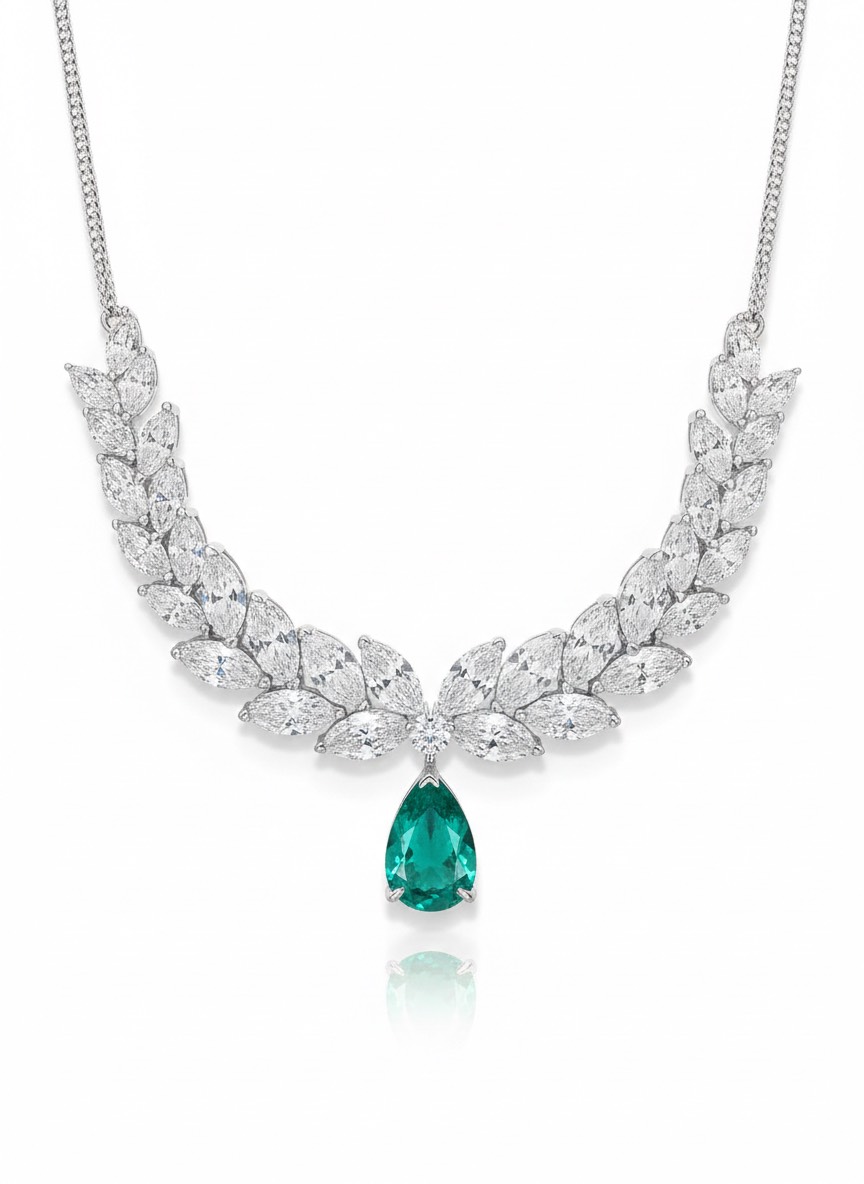 祖母綠精工項錬